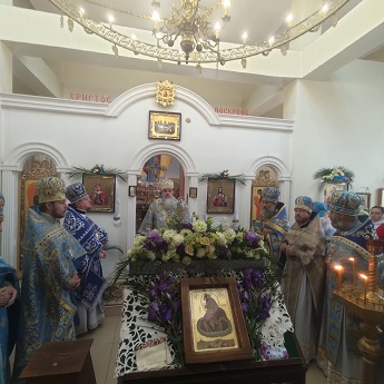 Святкування храмового свята на честь Почаївської ікони Божої Матері в місті Буча