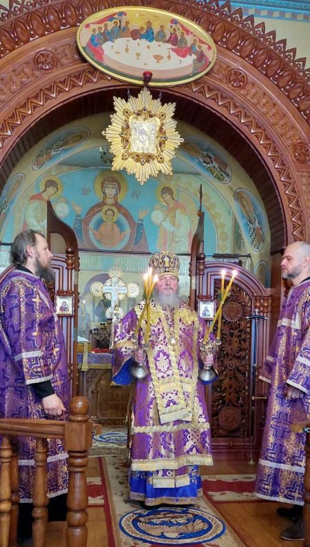 Божественна Літургія у Суботу Великого Посту, у день пам’яті Великомученика Федора Тирона